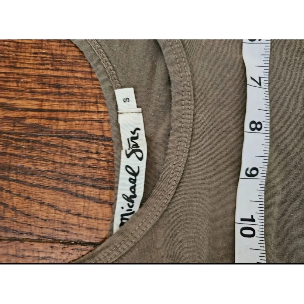 Michael Stars‎ Anthro Olive green Khaki Cotton Jumper Overall sz S